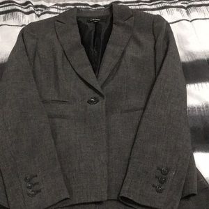 Nine West charcoal gray pants suit